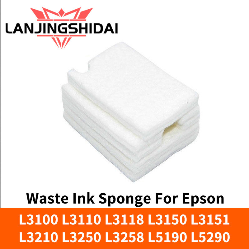 หมึกเสียถัง Pad ฟองน้ําสําหรับ EPSON L3100 L3110 L3118 L3150 L3151 L3210 L3250 L3238 L5190 L5290 1830528 1749772