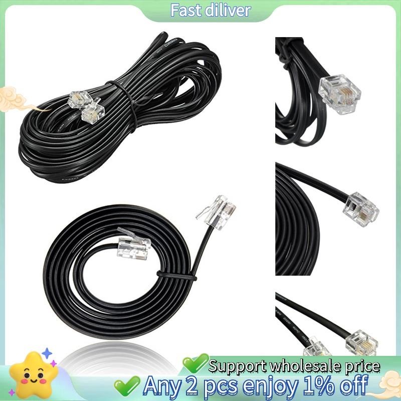 Rj11 6P4C สายสายโทรศัพท์ ADSL โมเด็ม