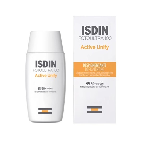 Isdin ครีมกันแดดไวท์เทนนิ่งสําหรับผู้ชายและผู้หญิง Outdoor UV Protection High Power Sunscreen Isolation Milk 50ml SPF50+