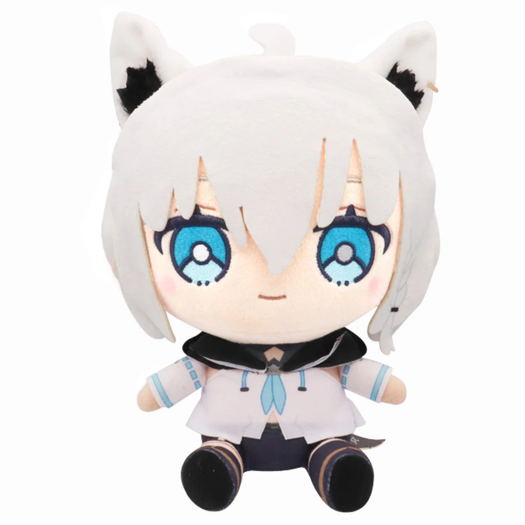 ใหม่น่ารักญี่ปุ่นอะนิเมะ Hololive เพื่อน U Shirakami Fubuki Plush Plushie ตุ๊กตาตุ๊กตาของเล่น 20 ซม.เด็กของขวัญ