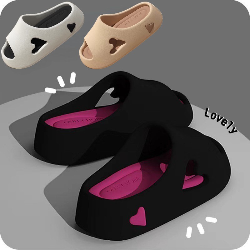 ขนาด 35-40 5 ซม.รองเท้าแตะแฟชั่นสตรีรองเท้าแตะ EVA Home Anti slip ภายนอกสวมใส่รองเท้าหนา