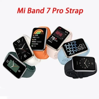 สายนาฬิกาสําหรับ Xiaomi Mi Band 7 Pro สายรัดข้อมือสร้อยข้อมือซิลิโคนเหลวสายรัดข้อมือสําหรับ MiBand 7pro Correa อุปกรณ์เสริมสมาร์ทวอทช์