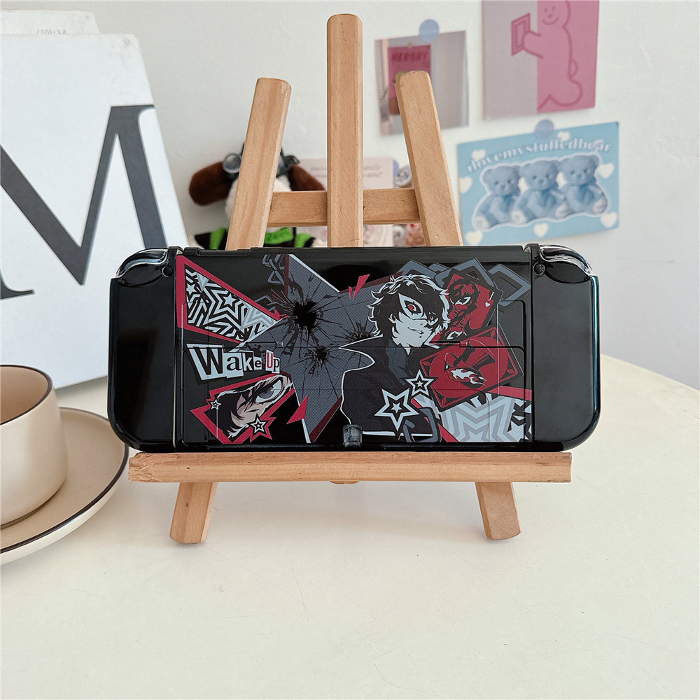 สําหรับ Nintendo Switch V1 / V2 / OLED Persona 5 Hard Case Switch อุปกรณ์เสริมเกมคอนโซล Handle Protector PC Hard Cover Gaming & คอนโซล
