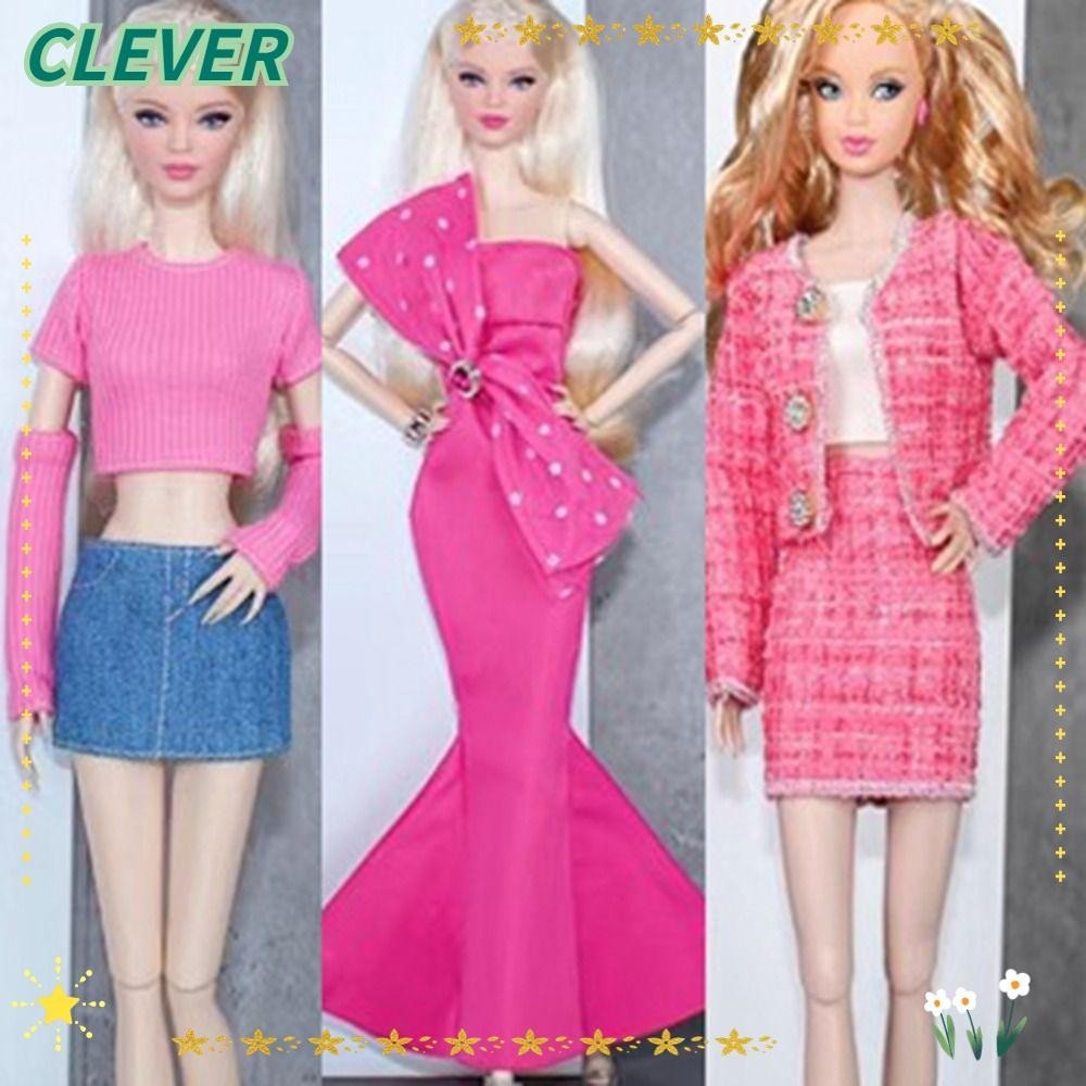 Clever 11.5" Dolls Coat, Multi-styles Fashion Doll Princess Clothes, DIY Accessories Casual Wears Pa