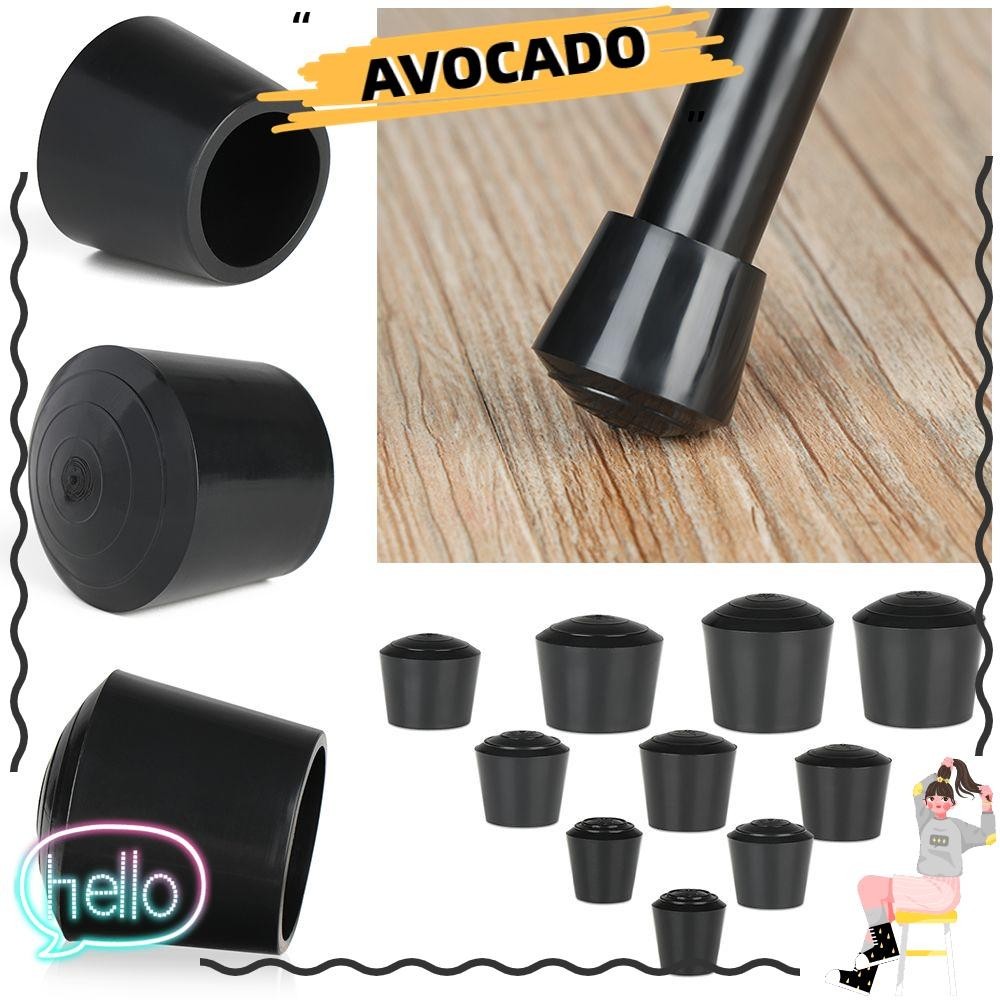 Avocar 10 ชิ้น/แพ็คเฟอร์นิเจอร์ฟุตยางแผ่นกันลื่นขาเคล็ดลับฝาครอบเท้า