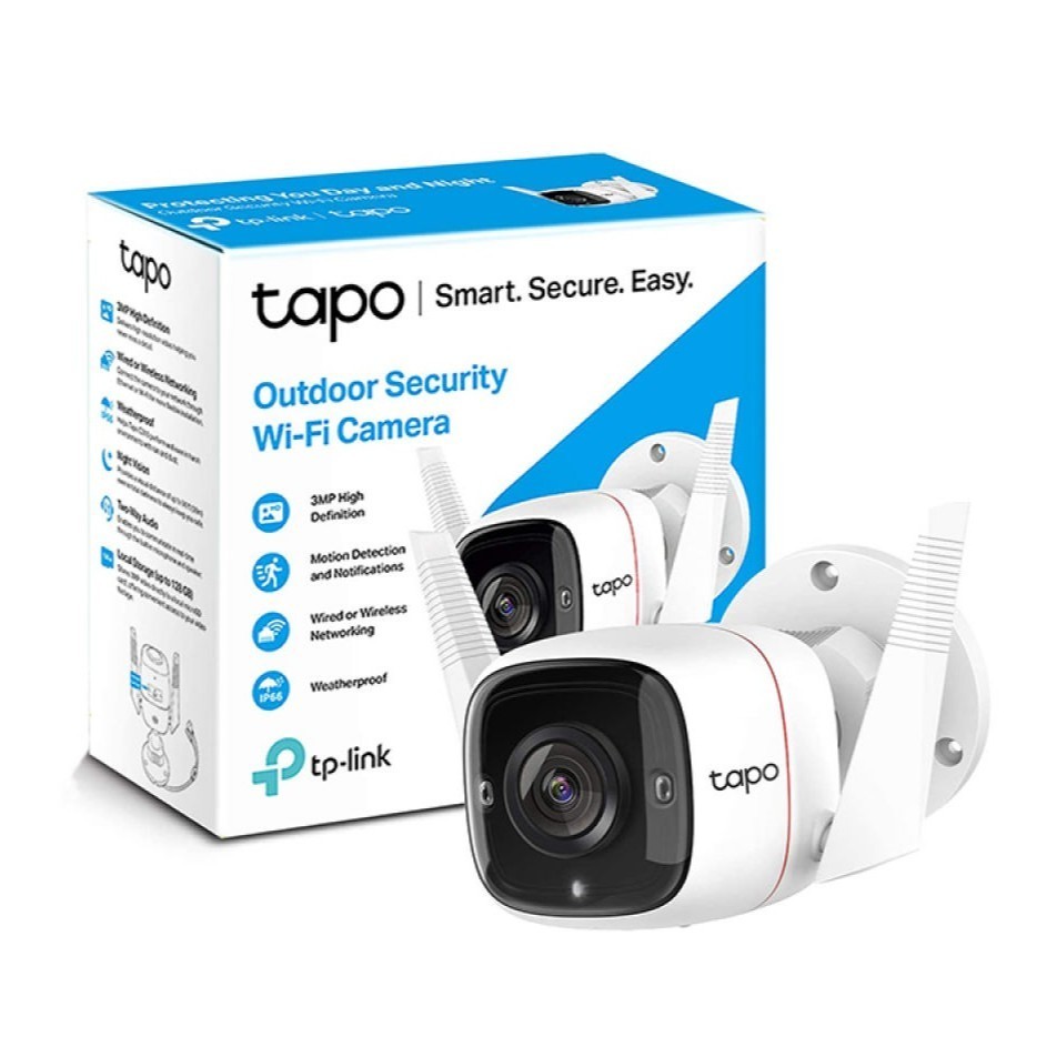 กล้องวงจรปิด  TP-LINK (Tapo C310 C320WS C325WB C500 C510W C520WS) Outdoor Security Wi-Fi Camera