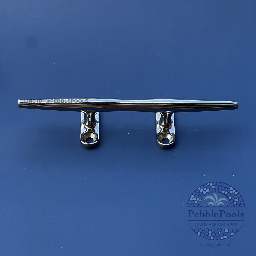 Heavy Duty Open Base Cleat Polished 8"