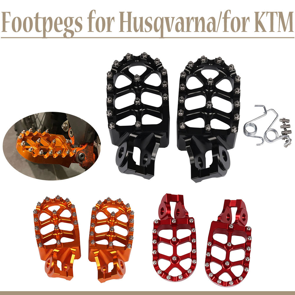 สำหรับ KTM สำหรับ husqvarna TE FE TC 501 350 250 450 125 300 Exc xcw XC SXF xcf SX 85 125เท้า PEGS F
