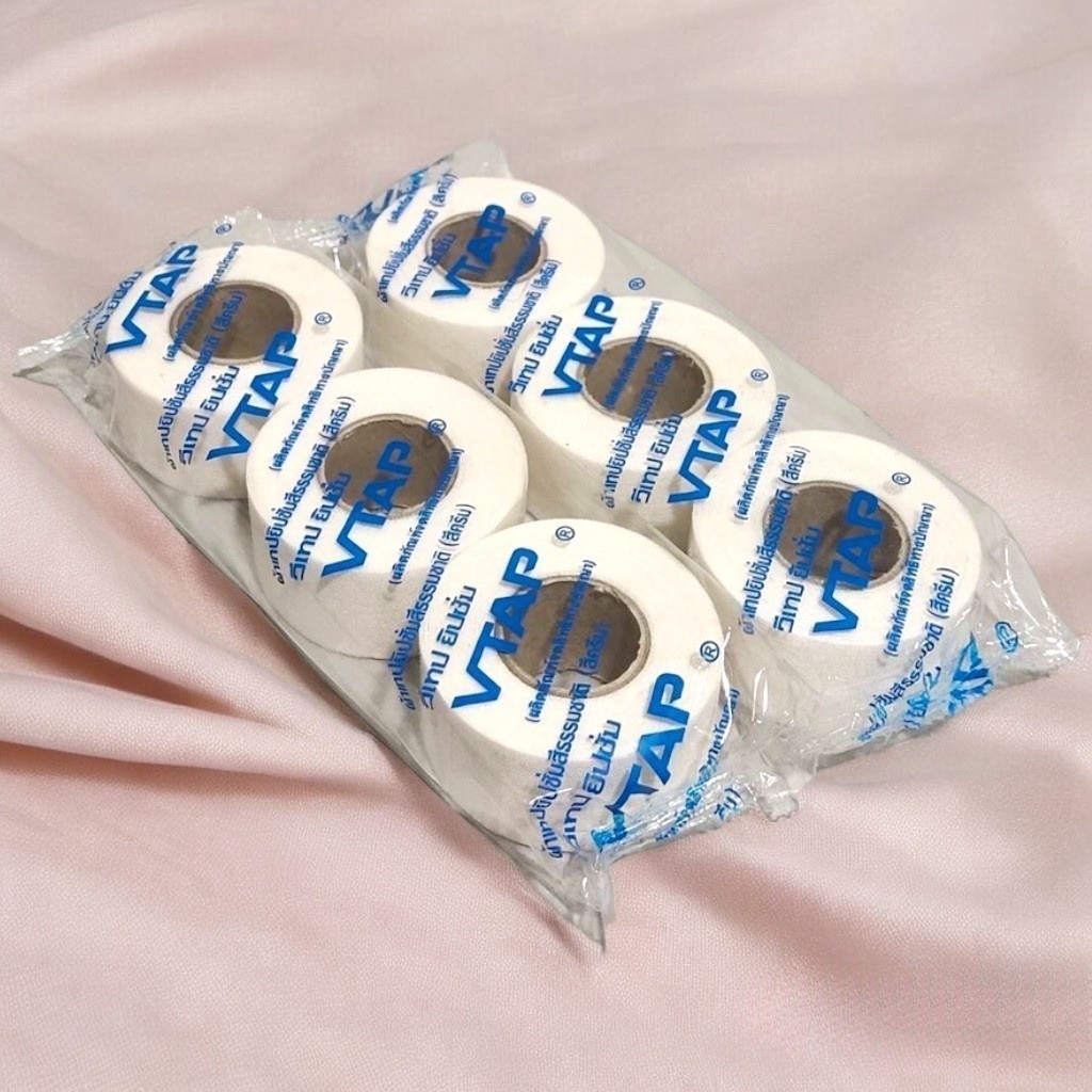ผ้าเทปฉาบฝ้า ยิปซั่ม สีธรรมชาติ สีครีม VTAP (3ม้วน/แพค) พร้อมส่ง