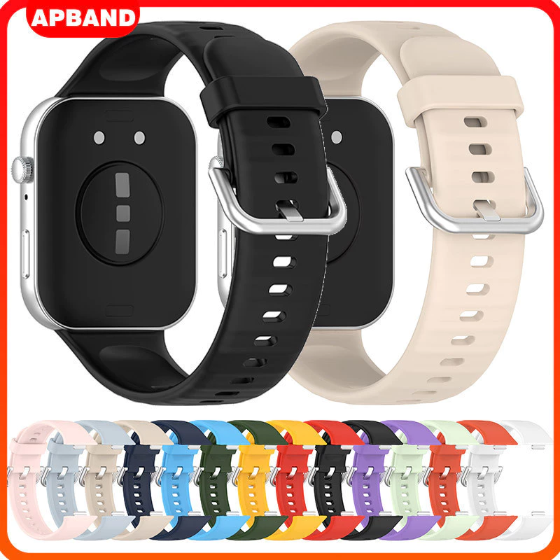สายซิลิโคนสำหรับ for Huawei Watch Fit 5 4 3 / 5 Pro / 4 Pro เปลี่ยนสายรัดข้อมืออุปกรณ์เสริมยางรัด