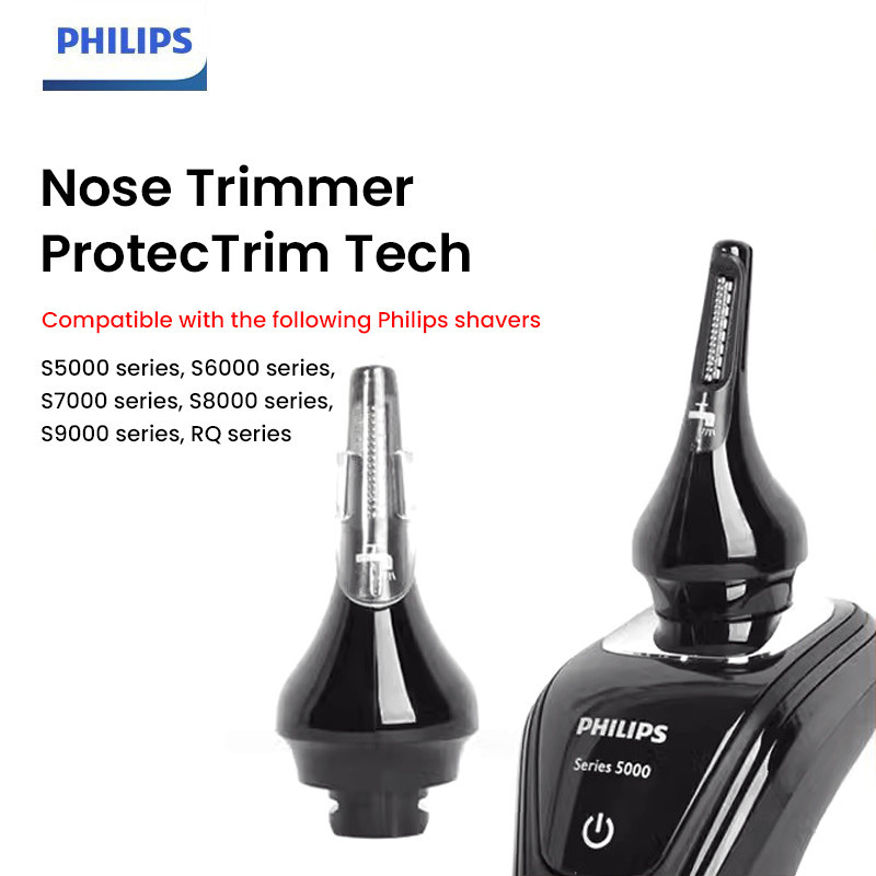 อุปกรณ์เสริมเครื่องเล็มขนจมูก ฟิลิปส์ เข้ากันได้กับเครื่องโกนหนวดไฟฟ้า