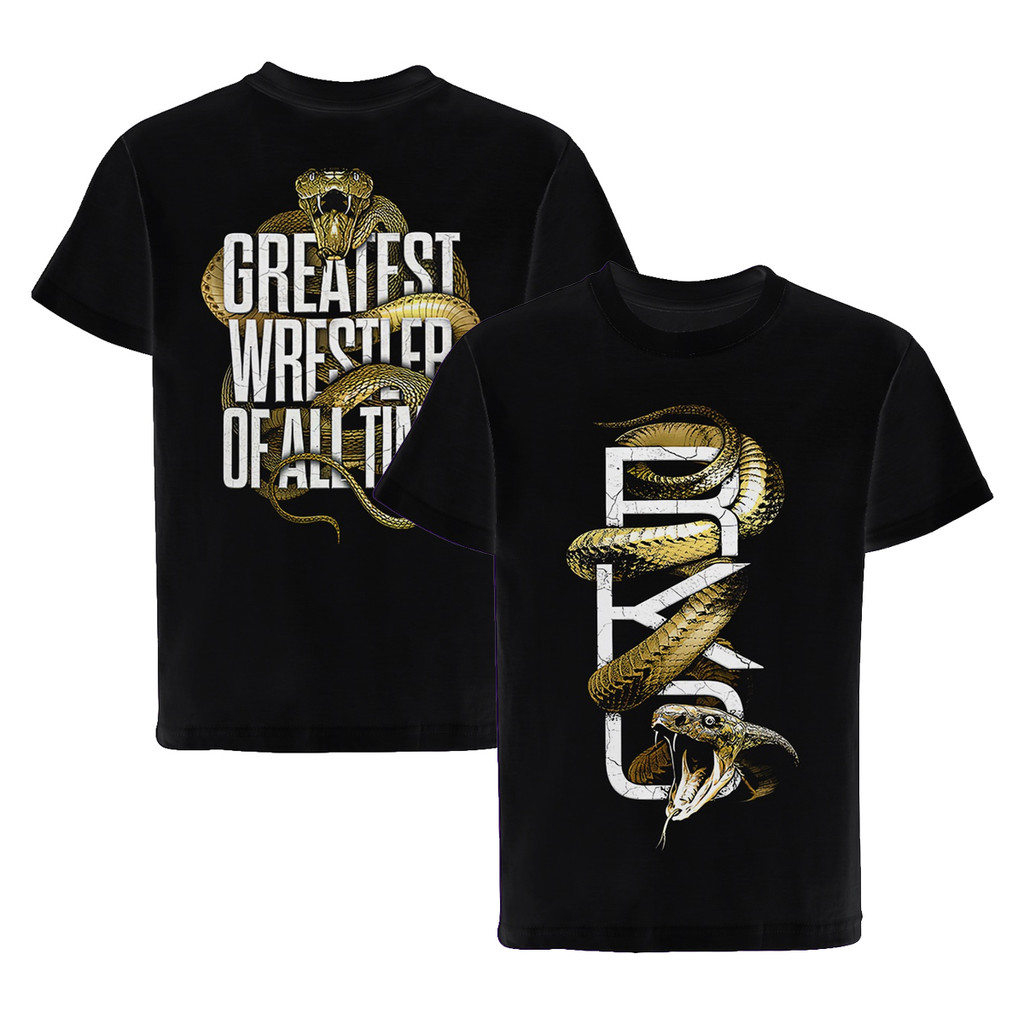 Wwe Viper RKO Randy Orton Randy Orton Wrestling เสื้อยืดผ้าฝ้ายหลวมรอบคอมวยปล้ําแขนสั้นด้านบน 0821