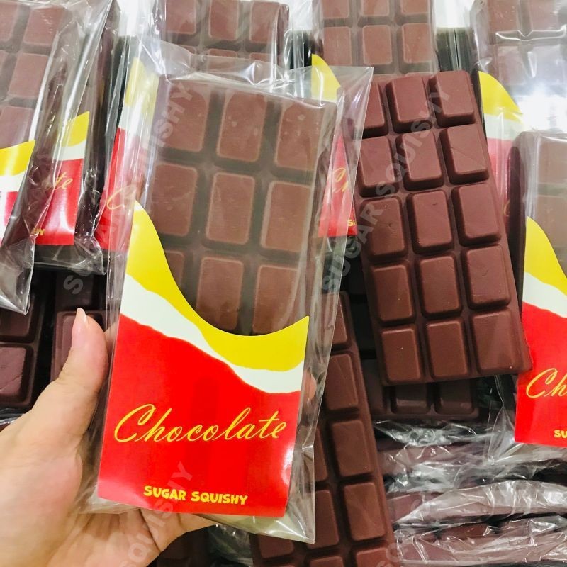 สกุชชี่ ช็อคโกแลตแท่งใหญ่ นุ่มหนึบฟินมือ ขนาดใหญ่ เหมือนจริงมาก❣