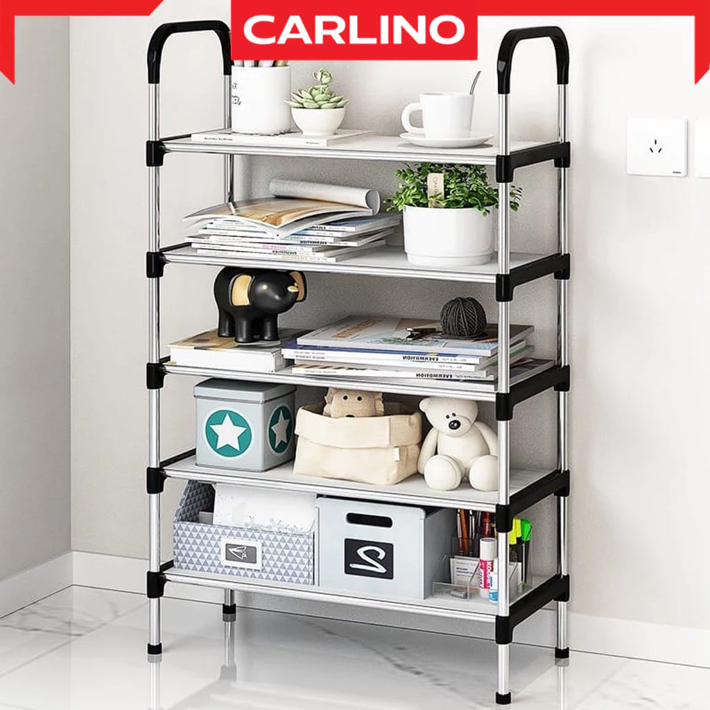 ลดล้างสต็อค!!!! ชั้นวางรองเท้าสแตนเลส 3-8 ชั้น/ Max Shoe Rack thumbnail 4