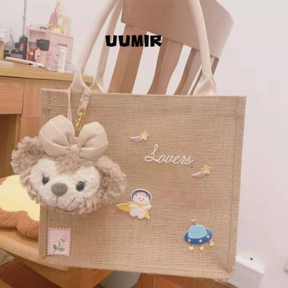 UUMIR จี้กระเป๋าตุ๊กตา,กระเป๋าใส่เหรียญแขวนเครื่องประดับแขวนตุ๊กตา,น่ารักเชอร์ลี่ย์เมย์/ลินาเบลล์การ์ตูนตุ๊กตากระเป๋าจี้คีย์อุปก