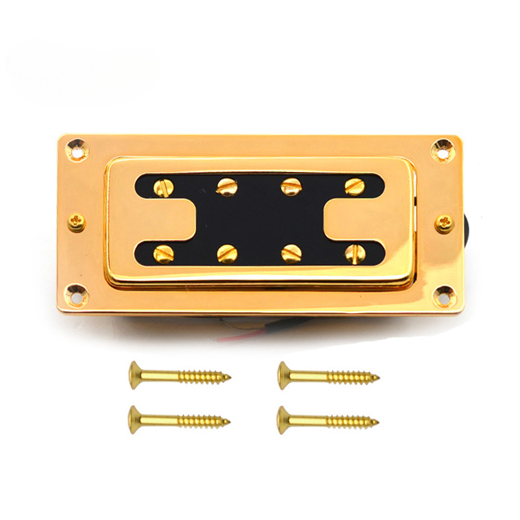 Mini Style Two Line 8 Hole Electric Bass Humbucker Pickup Neck/Bridge Pickup (คอและสะพานเป็น Univers