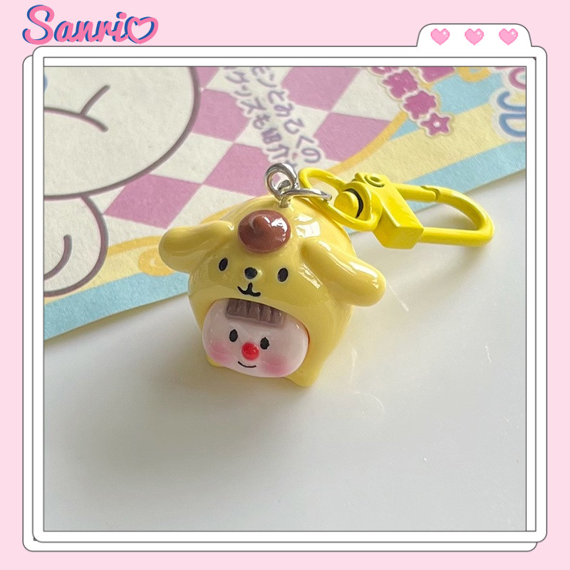 DuoMei series พวงกุญแจ mini Melody อบเชยม้วน Melody การ์ตูนน่ารักกระเป๋าเป้สะพายหลังจี้ - รูปที่ 3