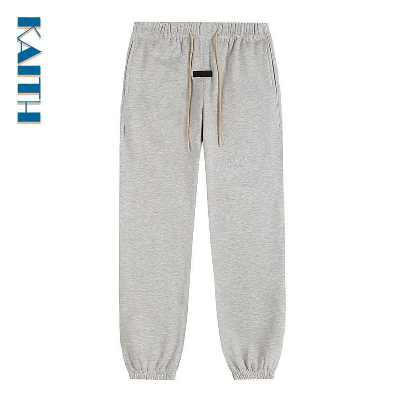 #P24 Drawstring Monochrome ซิลิโคนตัวอักษรป้ายขนาดเล็กพิมพ์ขากว้าง Trekking Labeling Baggy หลวม Chino Jogger กางเกงเดินป่ากางเกงยอดนิยมสําหรับชาย