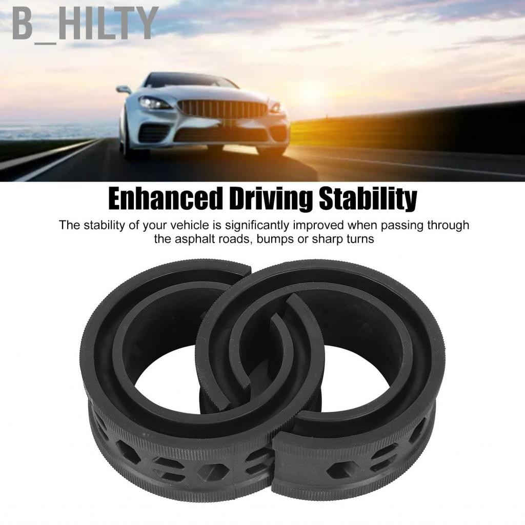 B_HILTY บัฟเฟอร์กันชนแบบสปริง ลดเสียงรบกวน บัฟเฟอร์โช้คอัพน้ำหนักเบา สากล ป้องกันการสั่นสะเทือน ชนิด C สำหรับรถยนต์