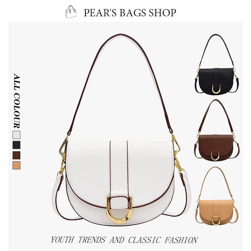 กระเป๋าสะพายเดี่ยว สไตล์ใหม่ วินเทจ ins เนื้อสัมผัส แฟชั่นฝรั่งเศส ถุงใต้วงแขน