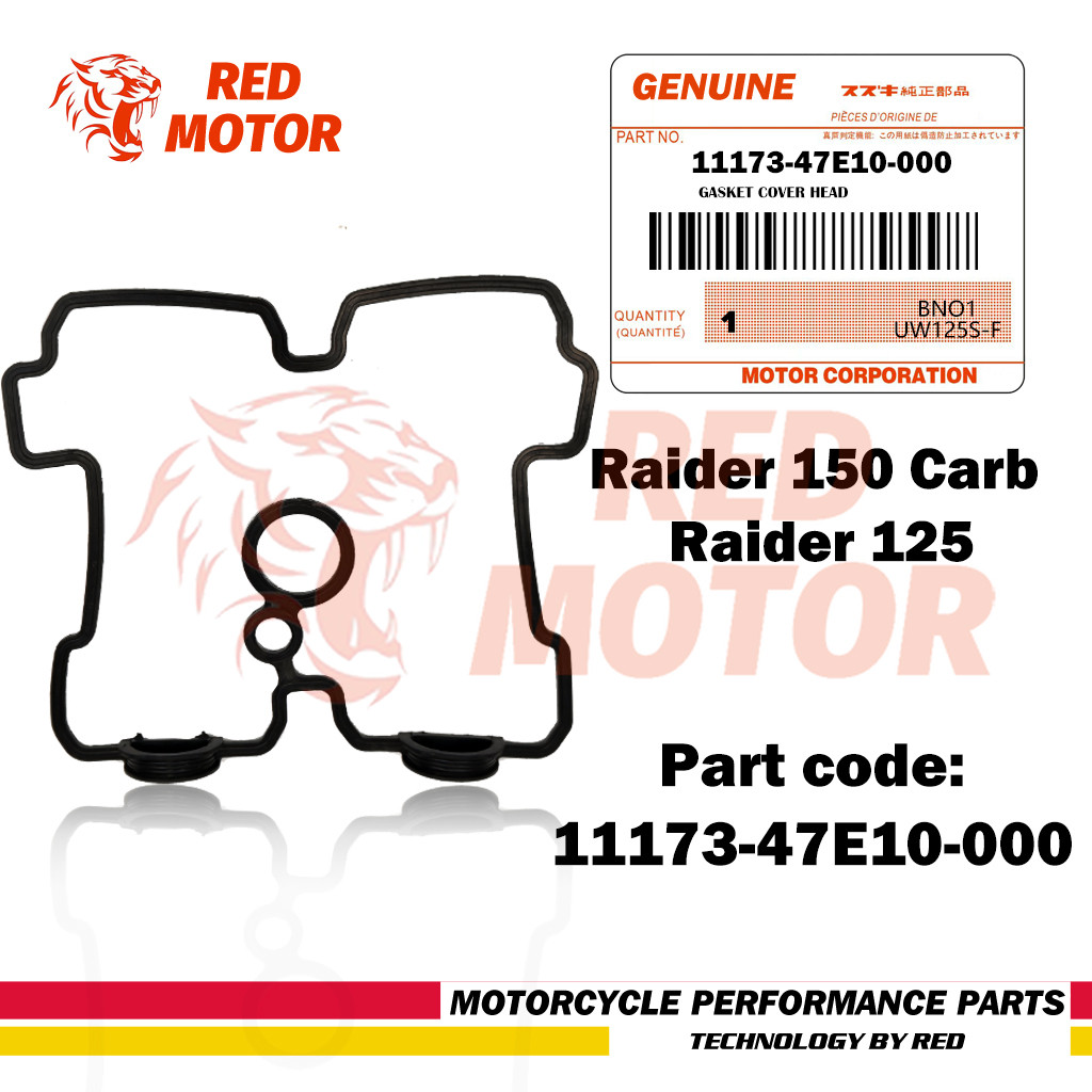 ( 11173-47e10-00)ปะเก็นครอบหัว สําหรับ Raider 150 Carb Raider 125
