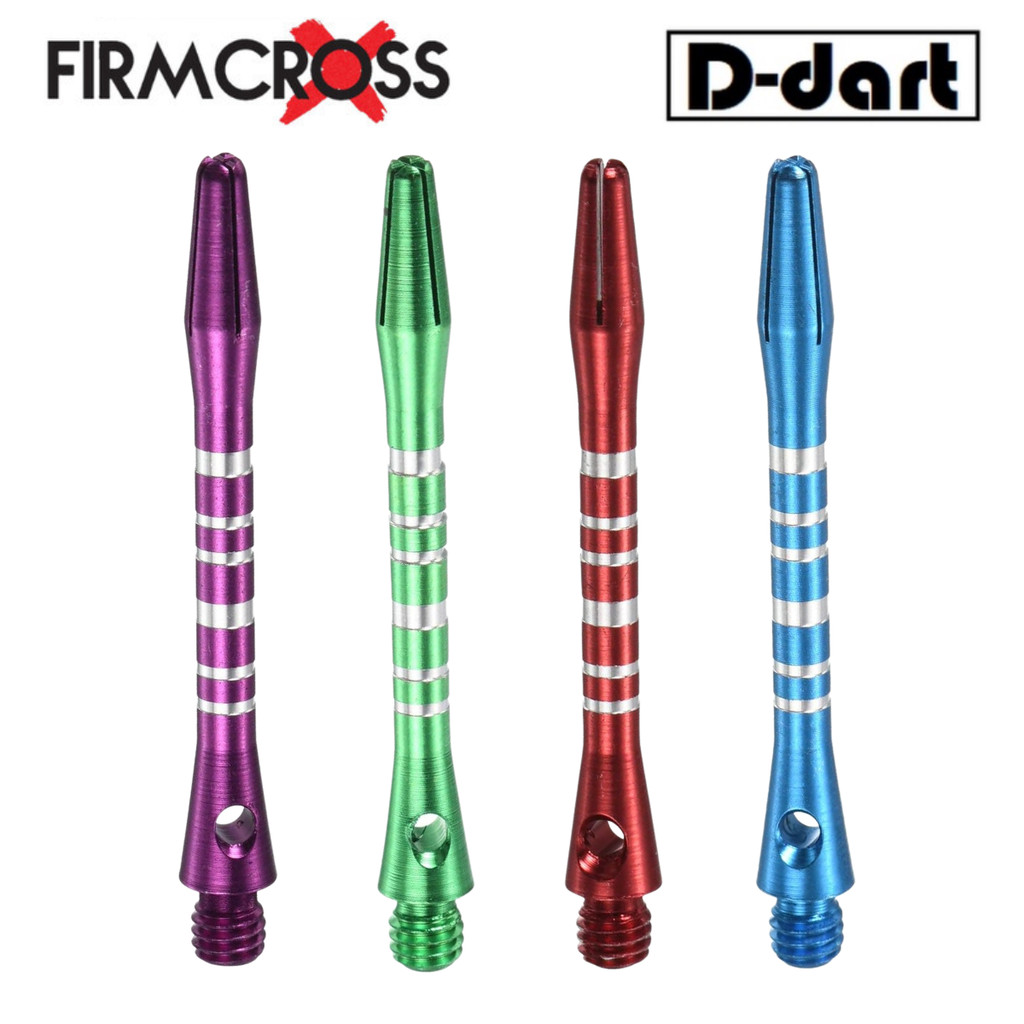 FIRMCROSS DARTS SHAFT - 45 มม.ALUMINIUM DART SHAFT/STEM สําหรับ SOFT TIP และ STEEL TIP DART 3 ชิ้น/แ