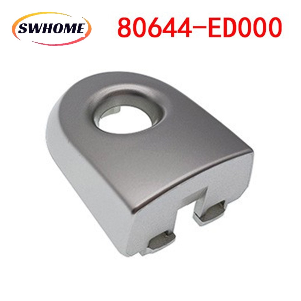 สวโฮม! มือจับประตูฝาครอบสีเทาสําหรับ Nissan Tiida 2005-2010 80644-ED000 80644-ED001 สต็อกพร้อม