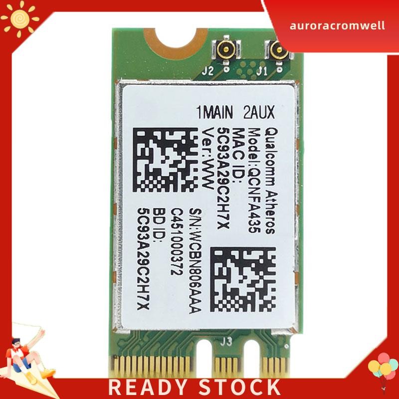 In Stock การ์ดอะแดปเตอร์ไร้สายสําหรับ Qualcomm Atheros QCA9377 QCNFA435 802.11AC 2.4G/5G NGFF WIFI C
