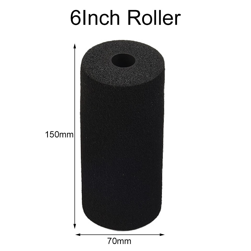 <bestshe> 5 ชิ้น 3 นิ้ว 6 นิ้วฟองน้ําอะไหล่ลูกกลิ้งล้อ Quick Gluing เครื่องมือสําหรับกาว Applicator - รูปที่ 6