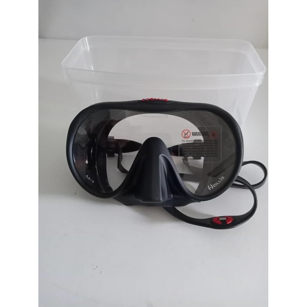 Hollis M1 หน้ากากดําน้ําซิลิโคนไร้กรอบ หน่วยใหม่