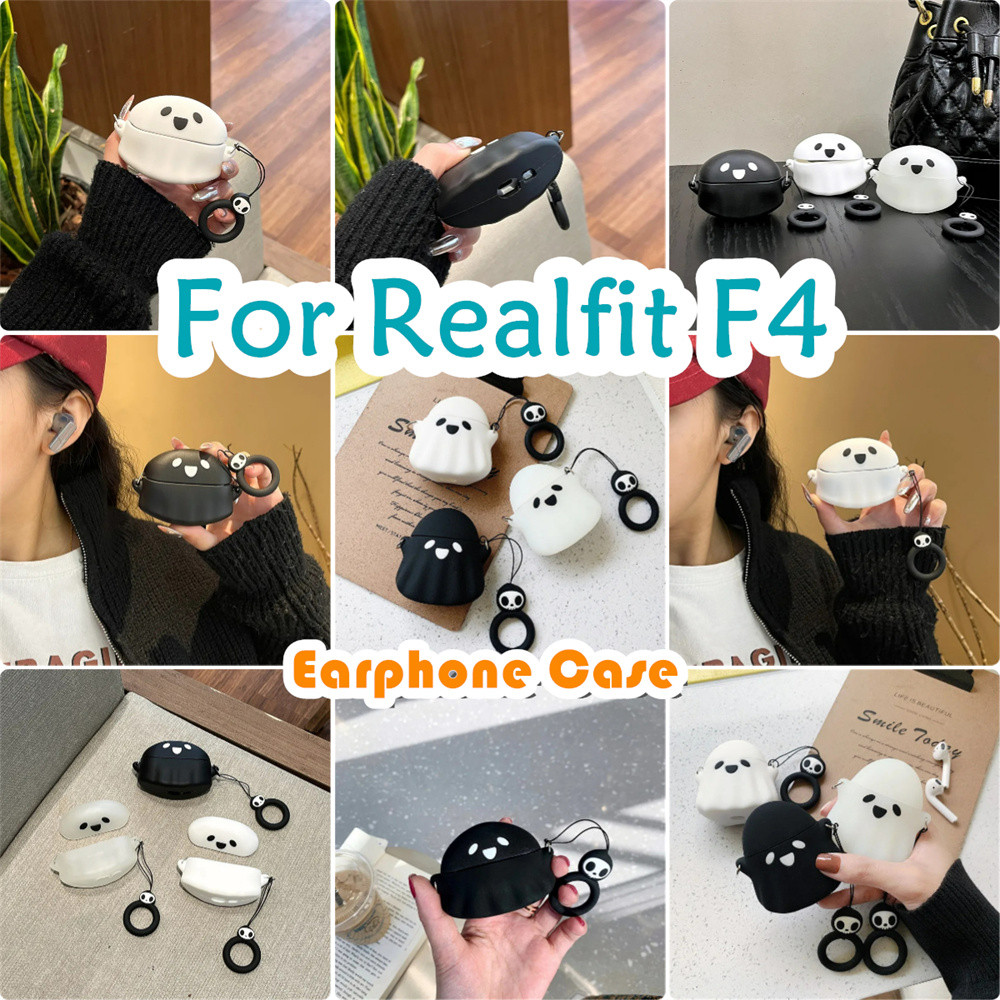 READY STOCK!นําไปใช้กับ Realfit F4 เคส Case เคสหูฟัง การ์ตูนสร้างสรรค์ ซิลิโคนนุ่ม เคส เคสหูฟัง NO.2