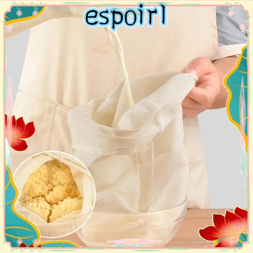 ตัวกรองเต้าหู้ ESPO, ถุงกรองผ้าชีสไนลอน, ที่กรองเครื่องเทศแบบใช้ซ้ําได้เพื่อสุขภาพ