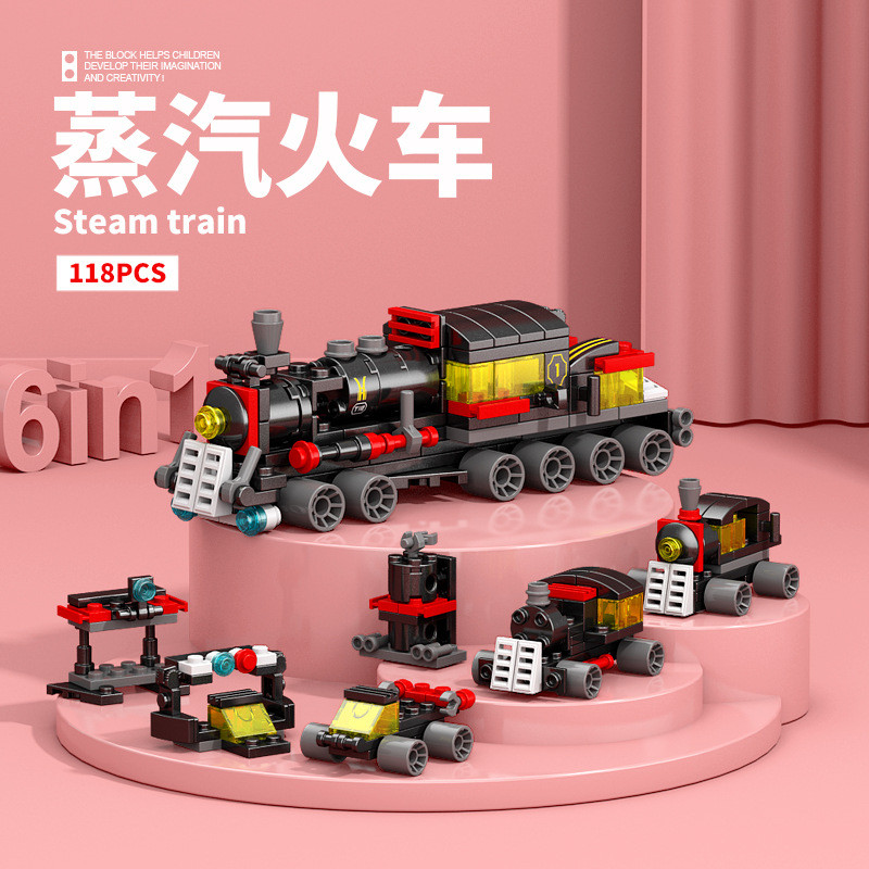 Lele Brothers 8970 Mecha ไดโนเสาร์ทหาร (6 in1) เด็กผู้หญิงการศึกษาประกอบอาคารบล็อกของเล่น