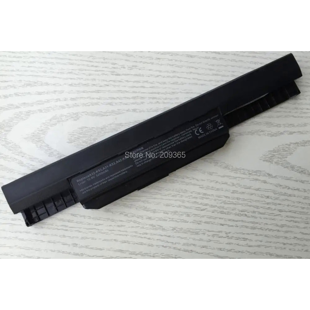 New แบตเตอรี่แล็ปท็อป for ASUS X54C X54H X54HR X54HY X54L X54LY Laptop A41-K53 A32-K53 6 cells K53
