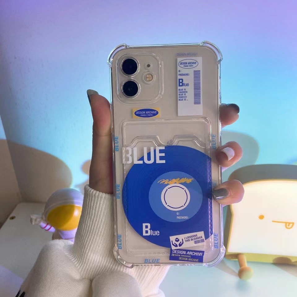 เคสโทรศัพท์ iPhone ผู้ถือบัตร Soft Case Anti-Fall เคสโทรศัพท์สําหรับ iPhone 16 Promax 15 Promax 12 13 Mini 14plus 11 Pro Max X XS XR XS Max 7 8 plus Se2020 เคสกันกระแทกสี่มุม