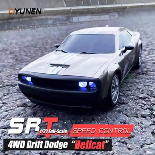1/20 4WD RC Racing Drift รถควบคุมความเร็ว Dodge Hellcat GTR …