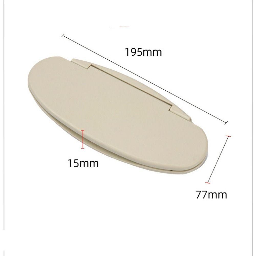 Lollipo1 หลังคารถ Sunvisor, เปลี่ยนโคมไฟ Slice รถ Sun Visor, ABS โคมไฟฝาปิดบังแดดแผงกระจกโต๊ะเครื่องแป้งสําหรับ MINI Cooper S One D JCW R55 R56 R57 R59 R60