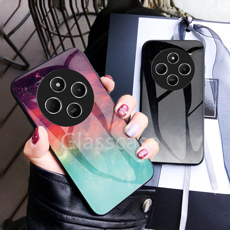 ปลอกสําหรับ Redmi 14C 13C Redmi14C 14 C Redmi13C 13 C 4G 5G 2024 Starry Sky แก้วเคสโทรศัพท์ Soft TPU Edge กันกระแทก Hard Protection ฝาหลัง