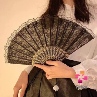 Taika พัดจีนพัดสไตล์วินเทจ สง่างามและคลาสสิก พัดผ้าลูกโปร่ง …