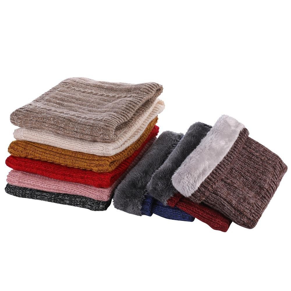 ผ้าพันคอถัก OSIER แบบสองชั้นบุขนแกะ สวมใส่ง่าย อบอุ่นกันลม ในฤดูหนาว และเหมาะสำหรับกิจกรรมกลางแจ้ง - รูปที่ 5