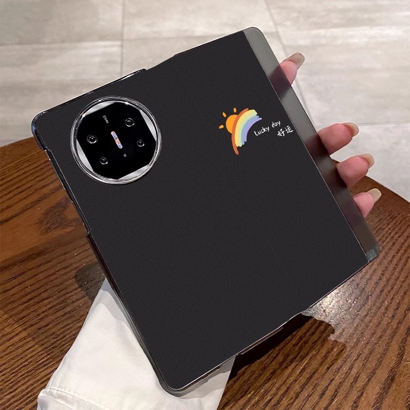 สมาร์ทดูหน้าต่างหนังพลิกป้องกันกรณีสําหรับ Huawei Mate XT Ultimate