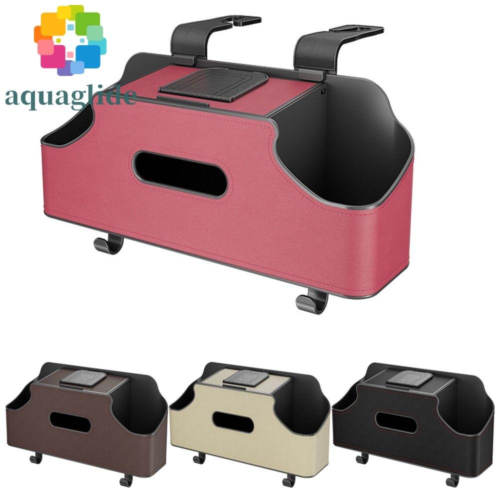 Aquaglide Car Back Seat Organizer,การออกแบบพาร์ทิชันตะขอแขวนที่วางแก้วเครื่องดื่มในรถยนต์,สะดวก Anti-wear Space Saving Phone Stand Holder กล่องทิชชู่ในรถยนต์ผู้ใหญ่