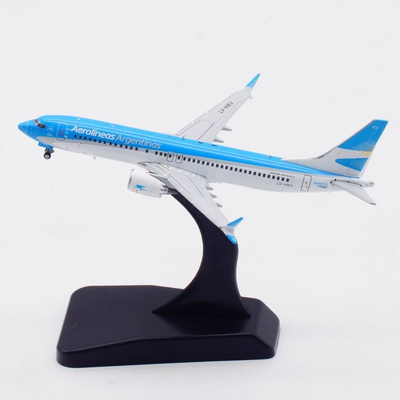 JC Wings 1: 400 Argentina Airlines Boeing B737 MAX8 LV-HKV โมเดลเครื่องบินโลหะผสม