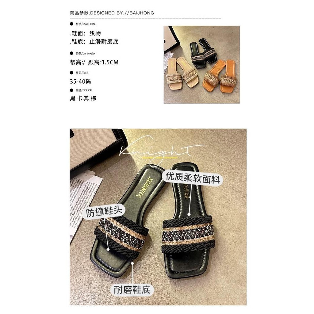 รองเท้าแตะผู้หญิงขนาดใหญ่ด้านล่างรองเท้าแตะลําลอง Flip-Flops