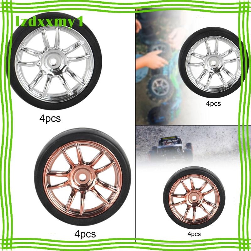 4 ชิ้น RC ยางรถ Rally Tyres สําหรับ 1:18 RC บน Road Touring รถ DIY อุปกรณ์ดัดแปลงอะไหล่