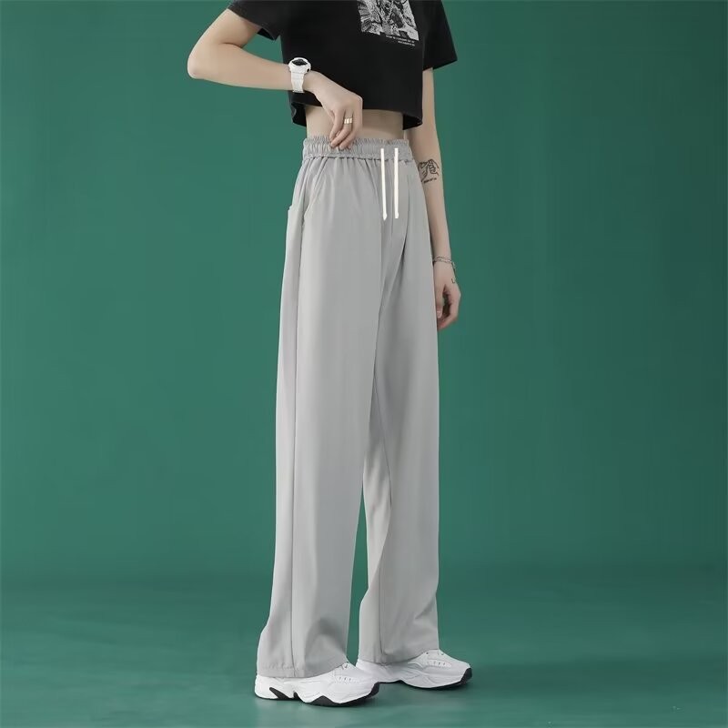 T Trendy All-Match Casual Fashion Loose Straight Pants