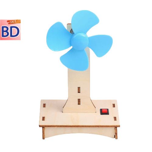 ชุด พัดลม ไม้ประดิษฐ์ ขนาดเล็ก DIY (โกดังในไทย)