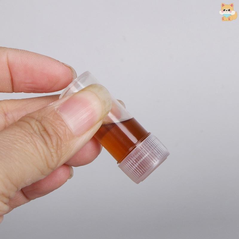 [VI] 50 ชิ้นขวดพลาสติกขวดตัวอย่าง 5 กรัมถังขนาดเล็ก Vials แคปซูลภาชนะเก็บ TH