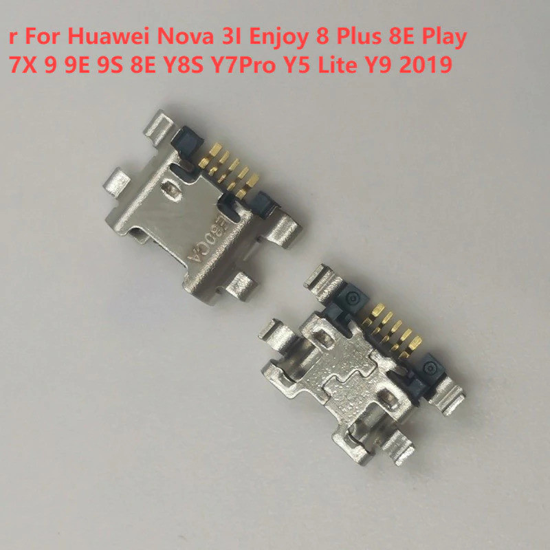 5-50 ชิ้น USB ชาร์จพอร์ต Charger Dock ปลั๊กสําหรับ Huawei Nova 3I Enjoy 8 Plus 8E Play 7X 9 9E 9S 8E