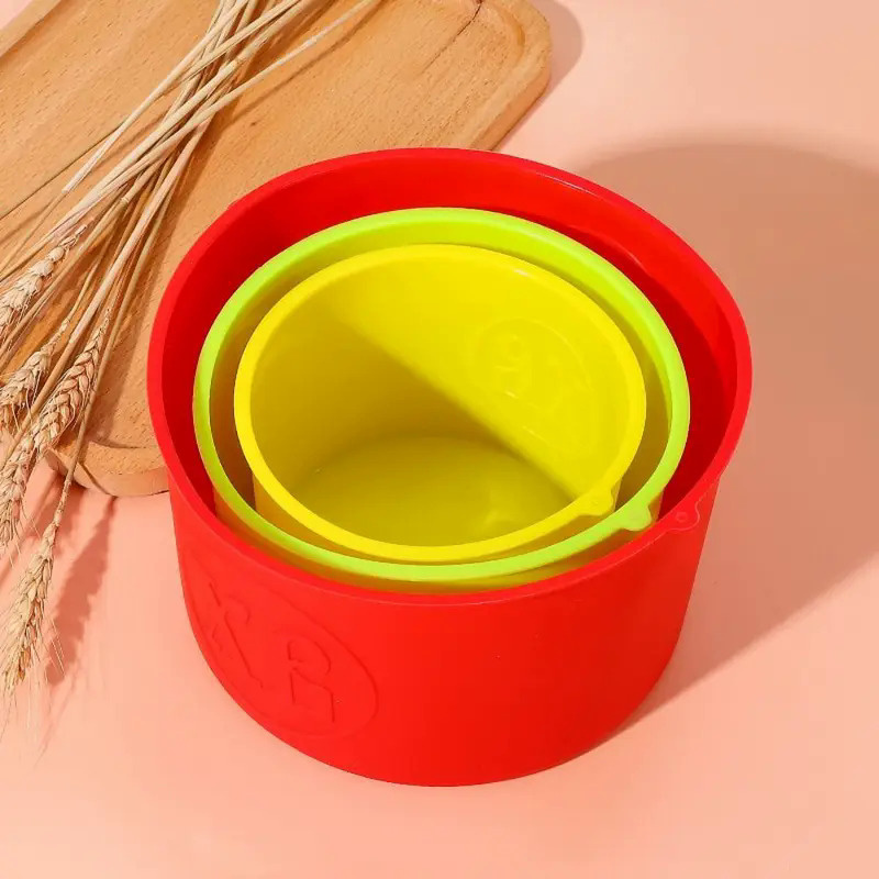 Cylinder Multicolored Baking Mold Easter Kitchen Silicone Bread Pan Cake Mold Baking Pan Cake Barrel